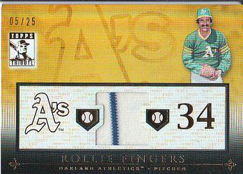 2010 Topps Tribute - Relics #TR-RFI Rollie Fingers Front